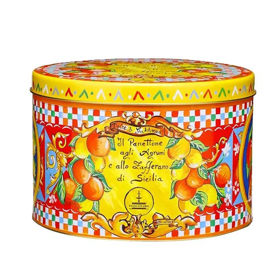 Panettone with Sicilian citrus fruits & saffron
