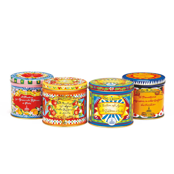 Panettone with Sicilian citrus fruits & saffron variety