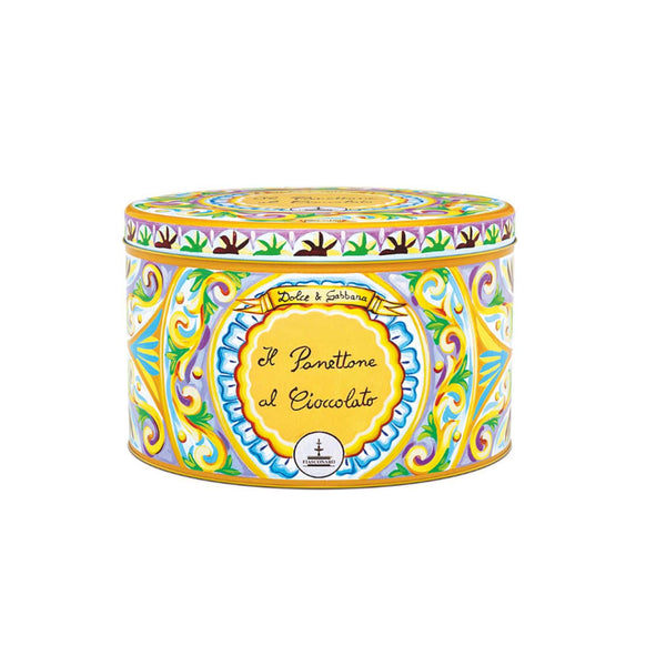 Panettone with milk & dark chocolate enriched with orange peels